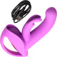 INMI 10X Come Hither Rocker Rechargeable Silicone Rabbit Vibrator With Handle - Purple