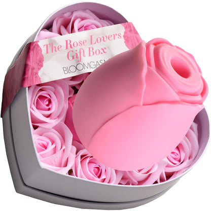 Bloomgasm The Rose Pressure Wave Stimulator Lover's Gift Box - Pink