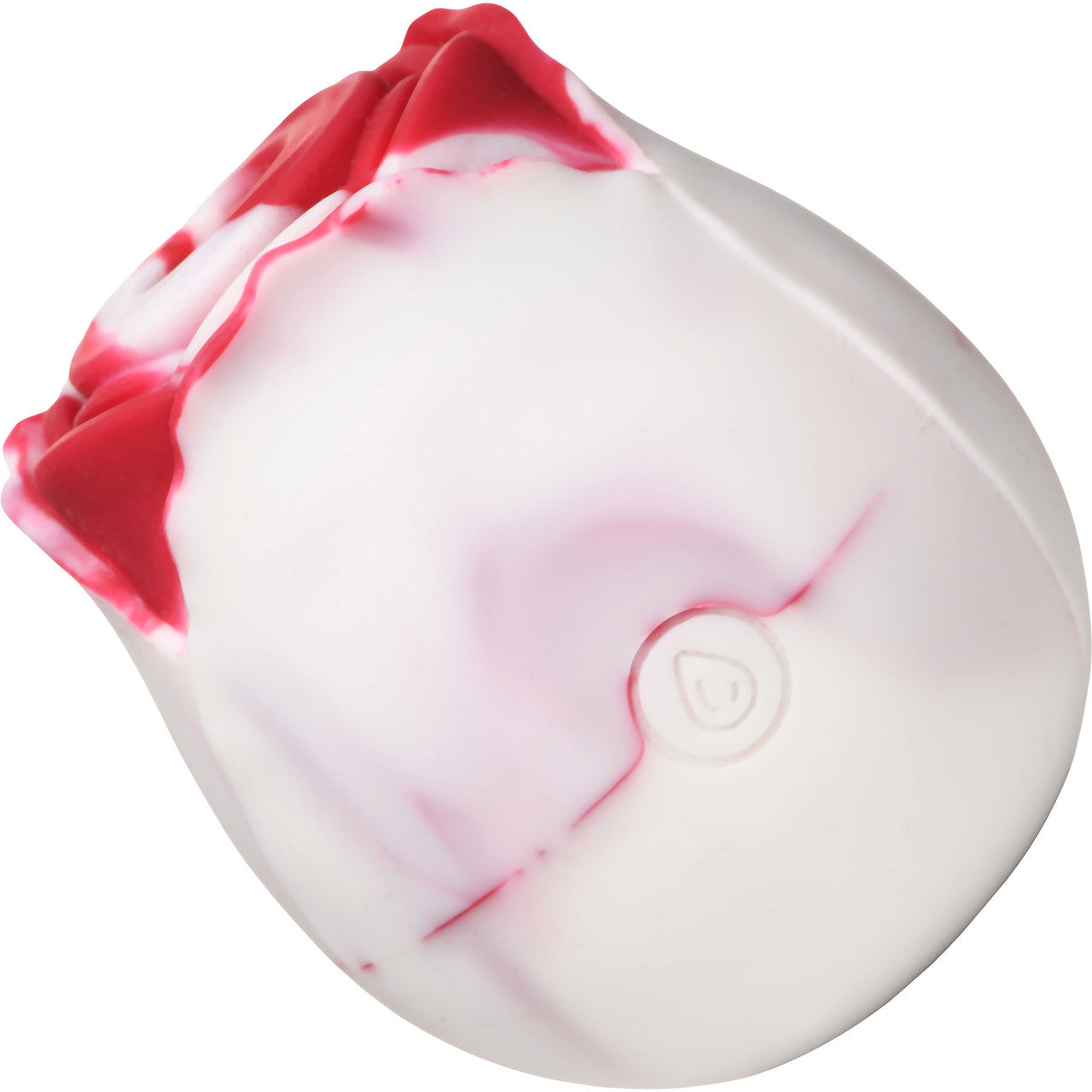 Bloomgasm The Rose Pressure Wave Stimulator Lover's Gift Box - Red With White Swirls