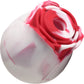 Bloomgasm The Rose Pressure Wave Stimulator Lover's Gift Box - Red With White Swirls