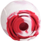 Bloomgasm The Rose Pressure Wave Stimulator Lover's Gift Box - Red With White Swirls