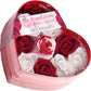 Bloomgasm The Rose Pressure Wave Stimulator Lover's Gift Box - Red With White Swirls