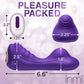 INMI Ride N' Grind 10X Rechargeable Waterproof Silicone Vibrating Grinder With Remote - Purple