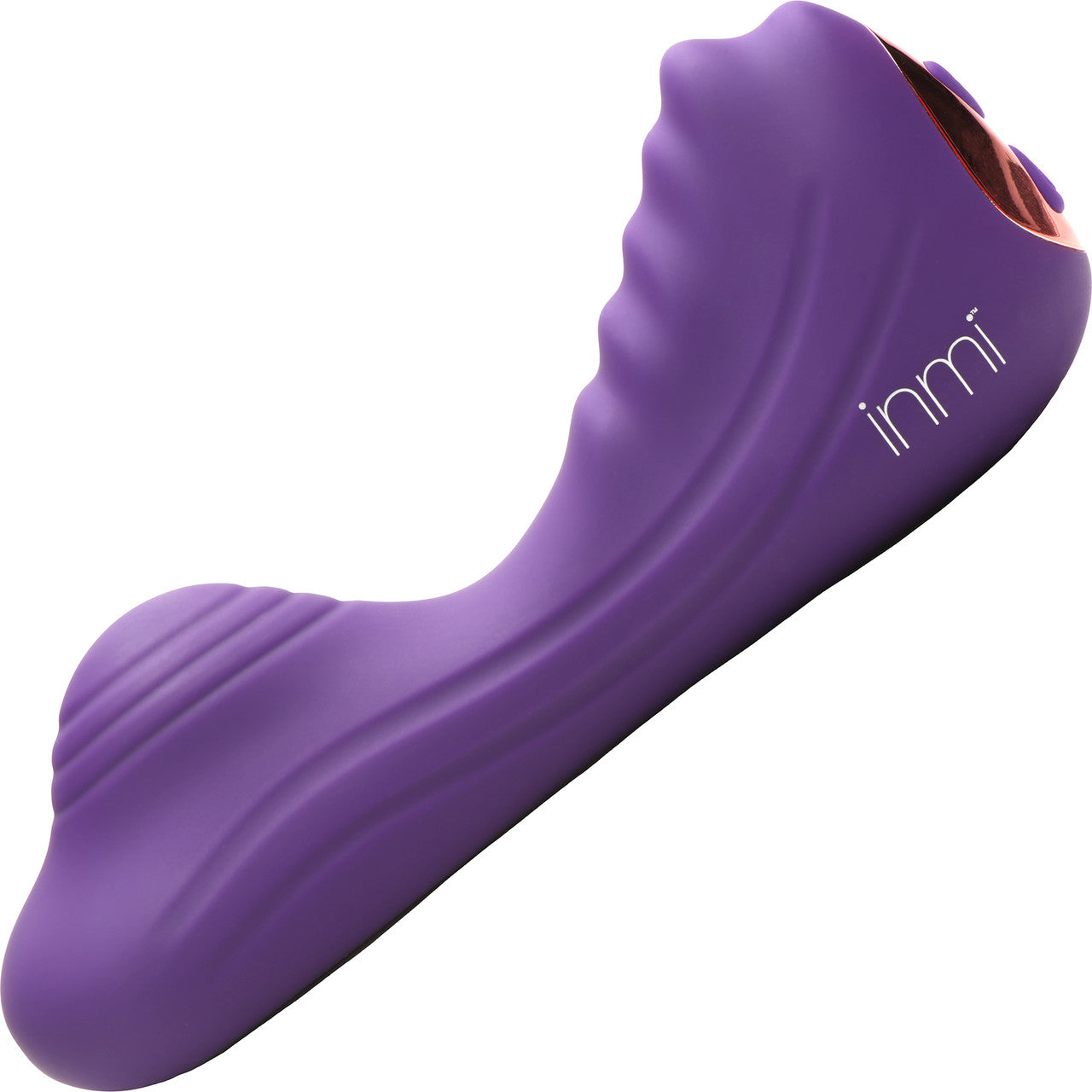 INMI Ride N' Grind 10X Rechargeable Waterproof Silicone Vibrating Grinder With Remote - Purple