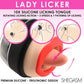 Lickgasm 10X Lady Licker Rechargeable Waterproof Silicone Licking Tongue Clitoral Stimulator