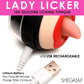 Lickgasm 10X Lady Licker Rechargeable Waterproof Silicone Licking Tongue Clitoral Stimulator