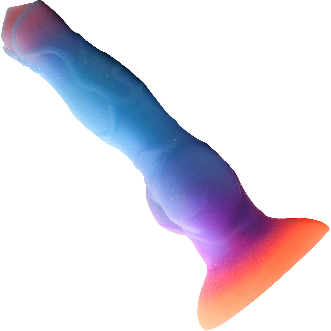 Space Cock Glow-in-The-Dark Alien 8.5" Silicone Suction Cup Dildo By Creature Cocks