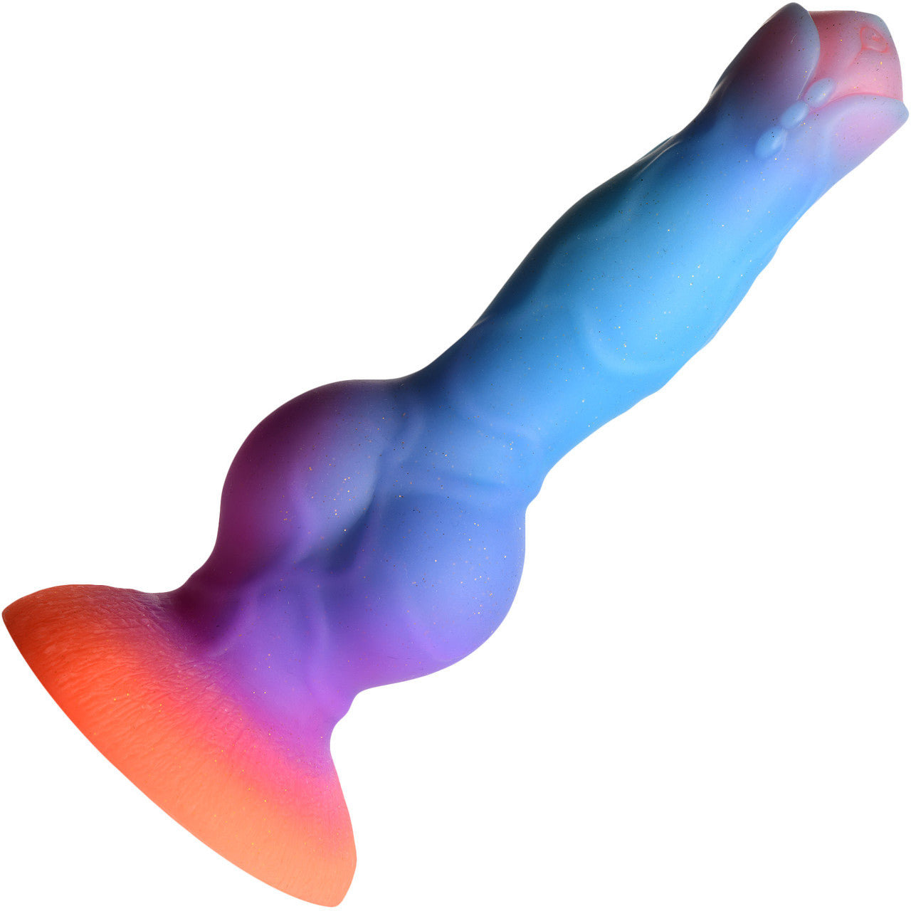 Space Cock Glow-in-The-Dark Alien 8.5" Silicone Suction Cup Dildo By Creature Cocks