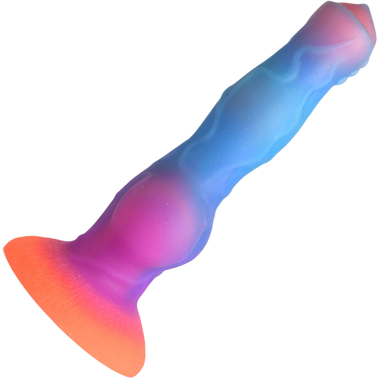 Space Cock Glow-in-The-Dark Alien 8.5" Silicone Suction Cup Dildo By Creature Cocks