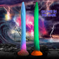 Makara Glow-In-The-Dark Snake 18.25" Silicone Suction Cup Dildo By Creature Cocks