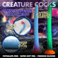 Makara Glow-In-The-Dark Snake 18.25" Silicone Suction Cup Dildo By Creature Cocks