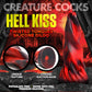 Hell Kiss Twisted Tongues 7.4" Silicone Suction Cup Dildo By Creature Cocks