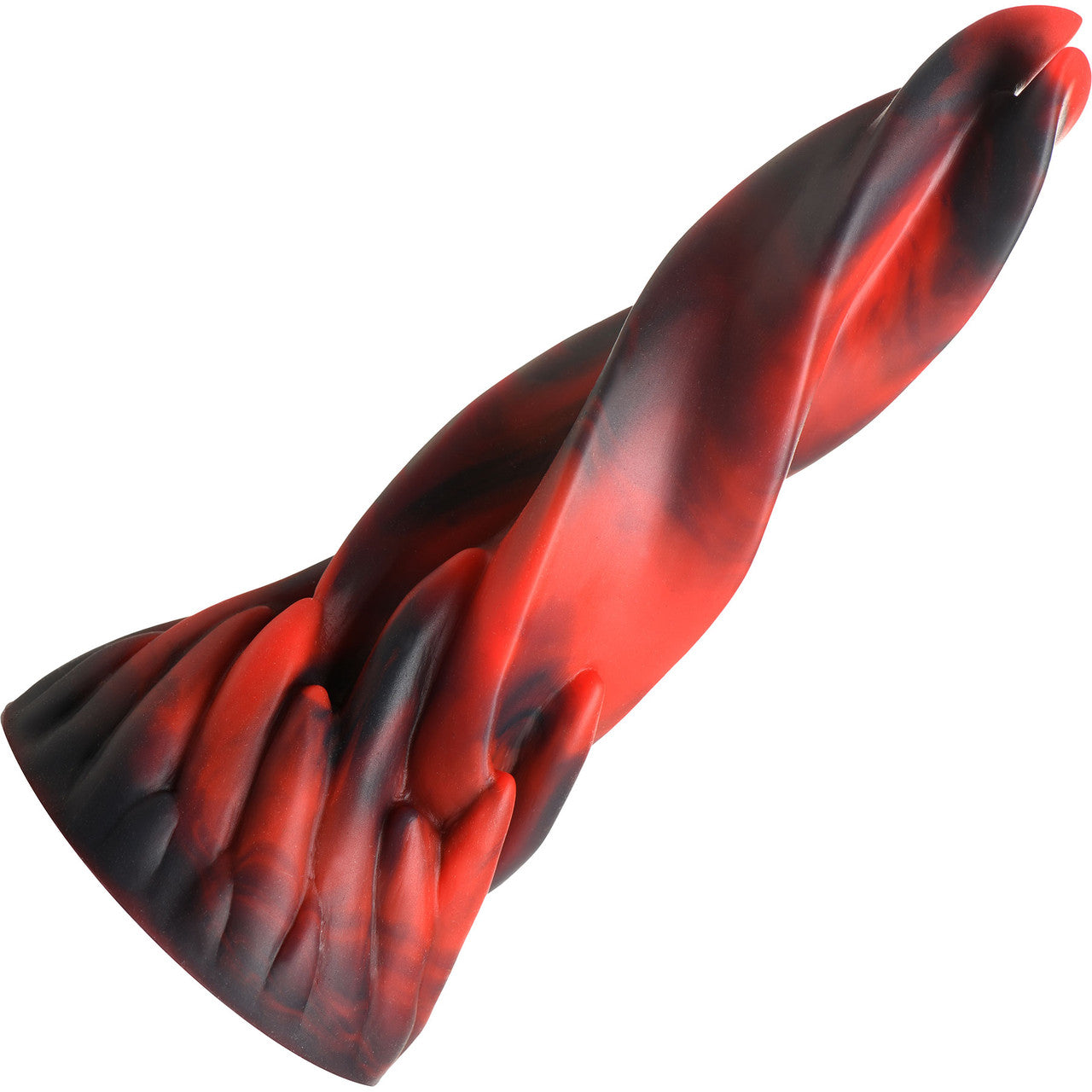 Hell Kiss Twisted Tongues 7.4" Silicone Suction Cup Dildo By Creature Cocks