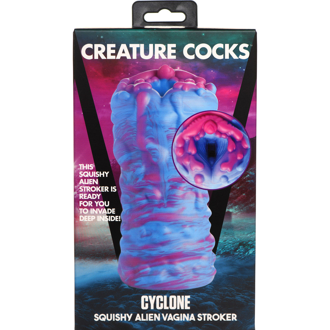 Cyclone Silicone Squishy Alien Vagina Stroker By Creature Cocks