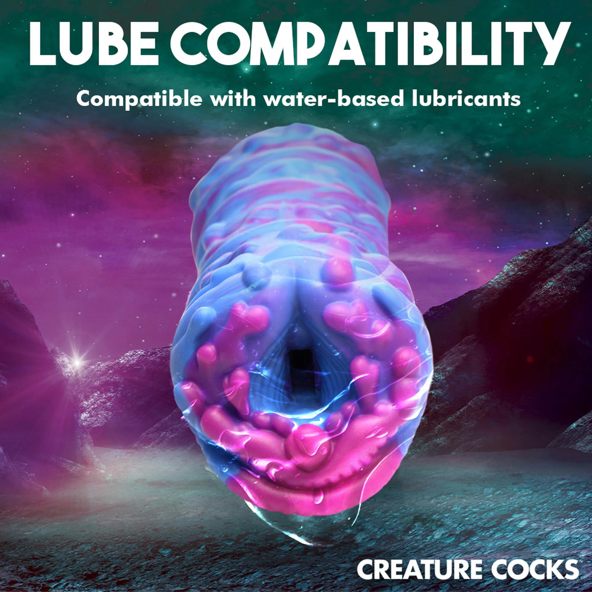 Cyclone Silicone Squishy Alien Vagina Stroker By Creature Cocks