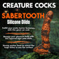 Sabertooth 11" Silicone Suction Cup Dildo With Balls By Creature Cocks