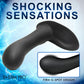 Zeus E-Stim Pro Panty Vibe Rechargeable Silicone G-Spot Vibrator With Remote