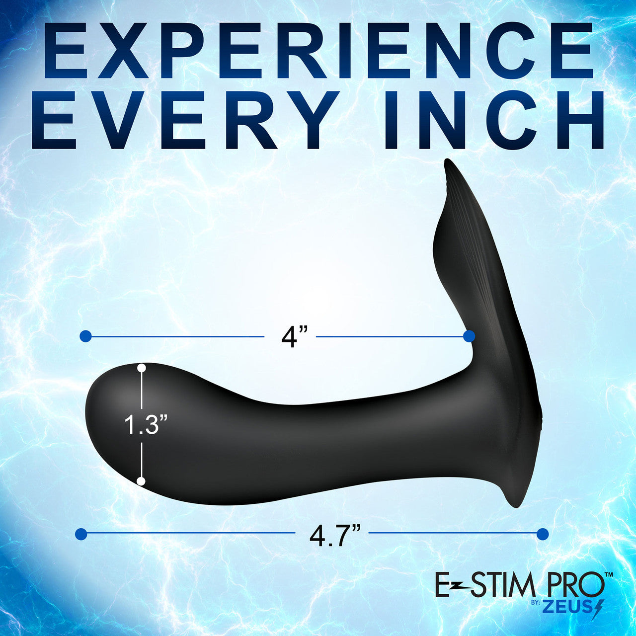 Zeus E-Stim Pro Panty Vibe Rechargeable Silicone G-Spot Vibrator With Remote