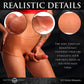 Master Series Boner Briefs Silicone Wearable Penis Panties With Posable 6.7" Dildo - Large, Vanilla