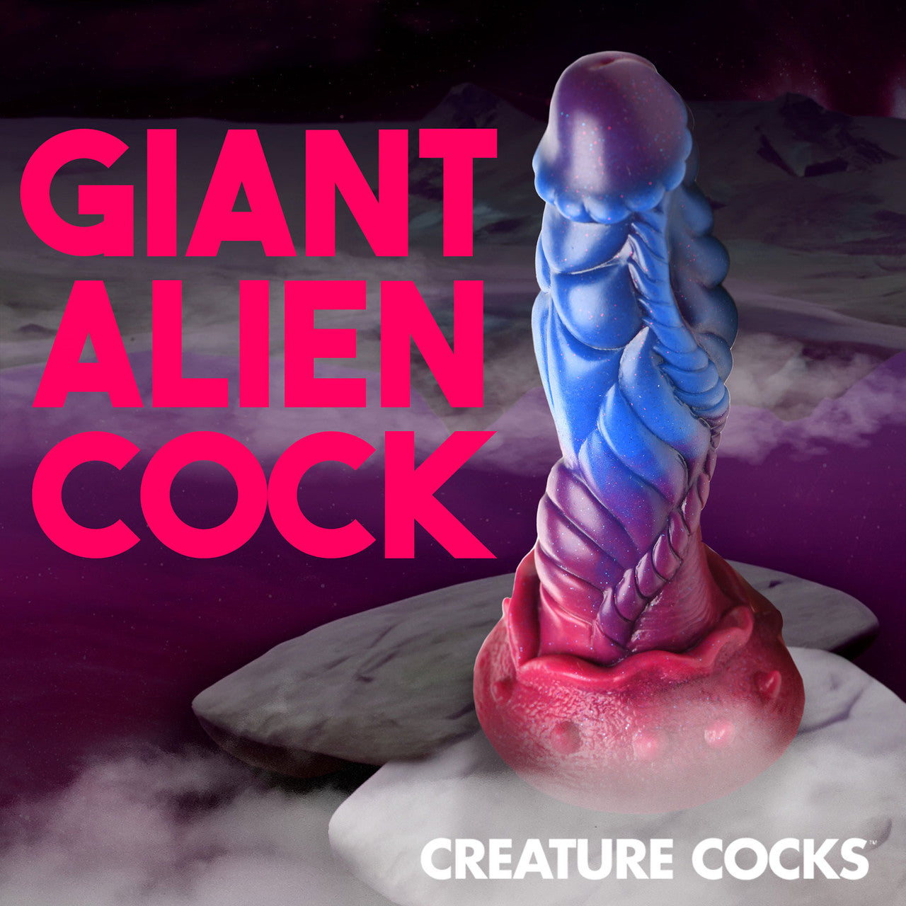 Intruder Alien 9" Silicone Suction Cup Dildo By Creature Cocks