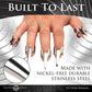 Master Series Clawed 5-Piece Sensational Fingertip Play Rings - Stainless Steel