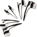 Master Series Clawed 5-Piece Sensational Fingertip Play Rings - Stainless Steel