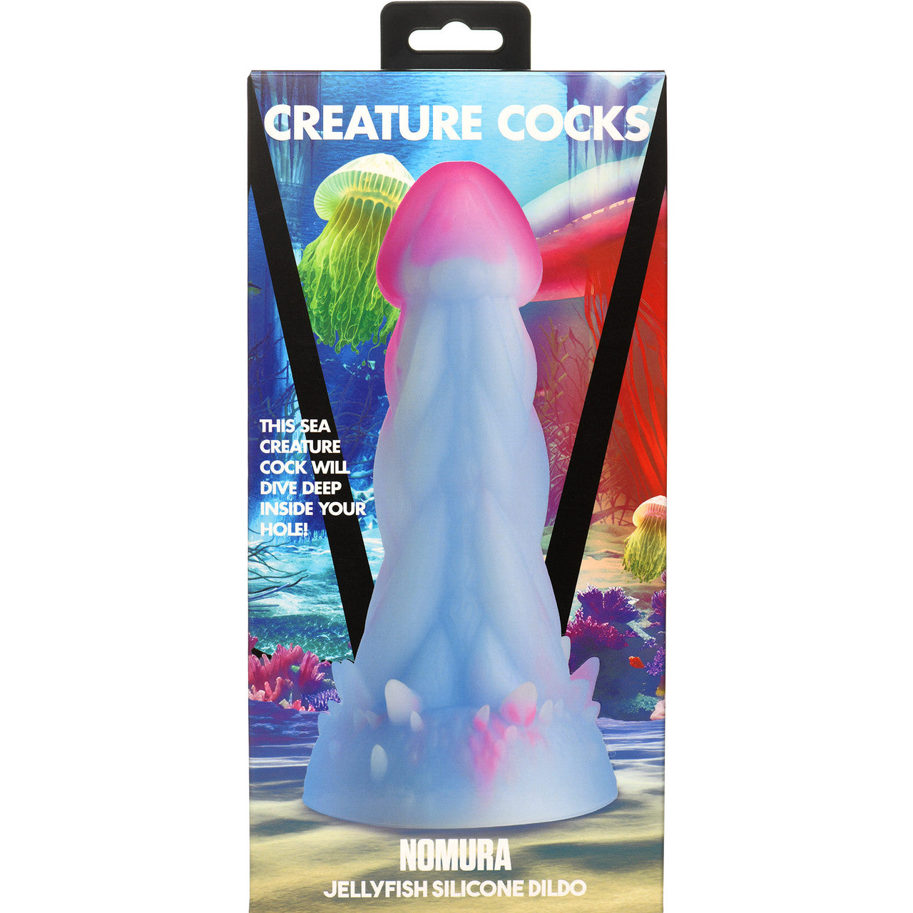 Nomura Jellyfish 7" Silicone Suction Cup Dildo By Creature Cocks