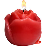 Master Series Flaming Rose Red Drip Candle