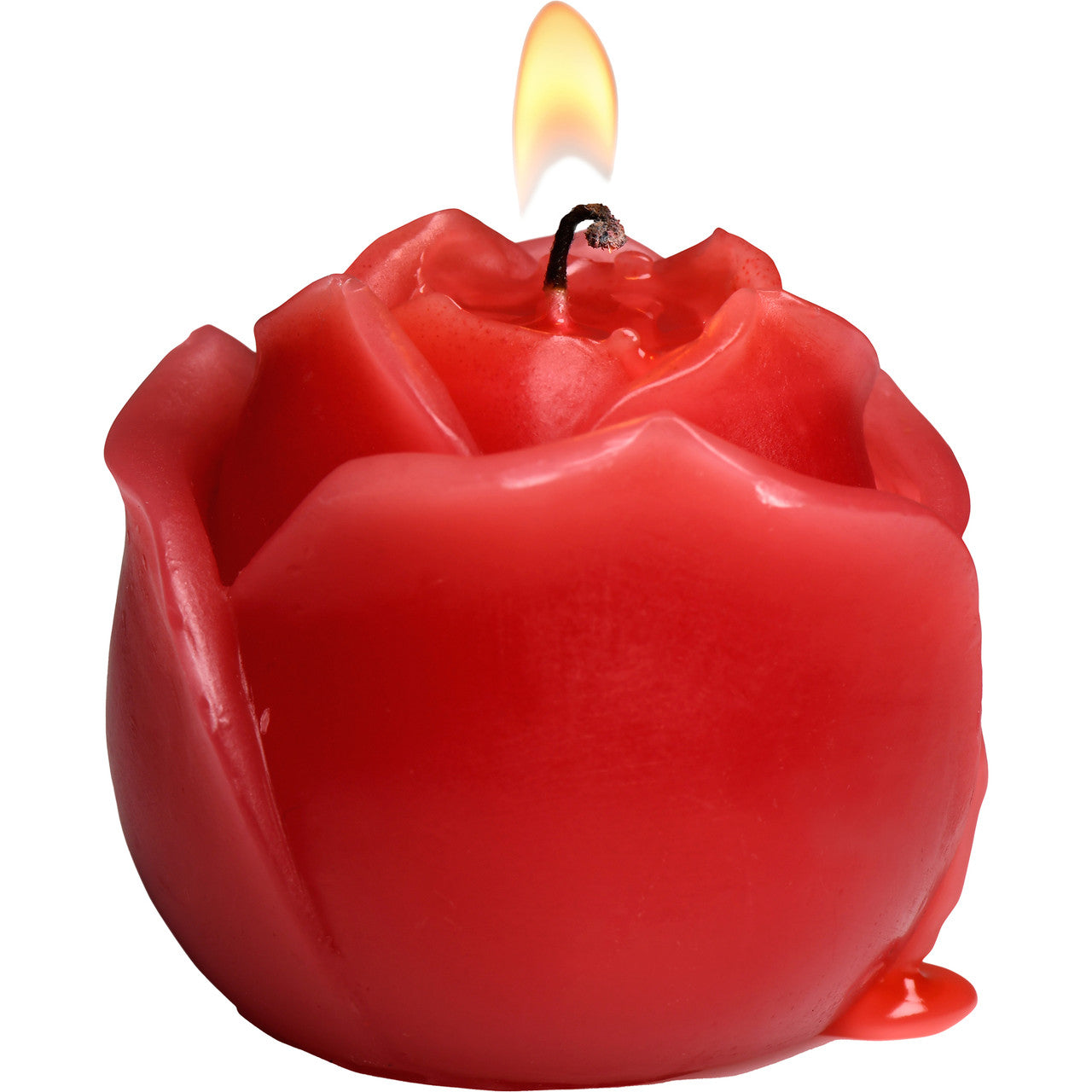 Master Series Flaming Rose Red Drip Candle