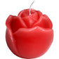 Master Series Flaming Rose Red Drip Candle