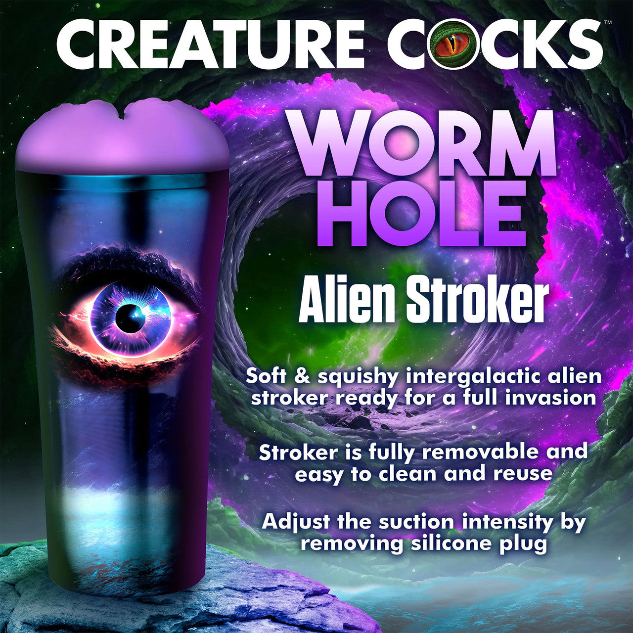 Creature Cocks Wormhole Alien Stroker Fantasy Penis Masturbator