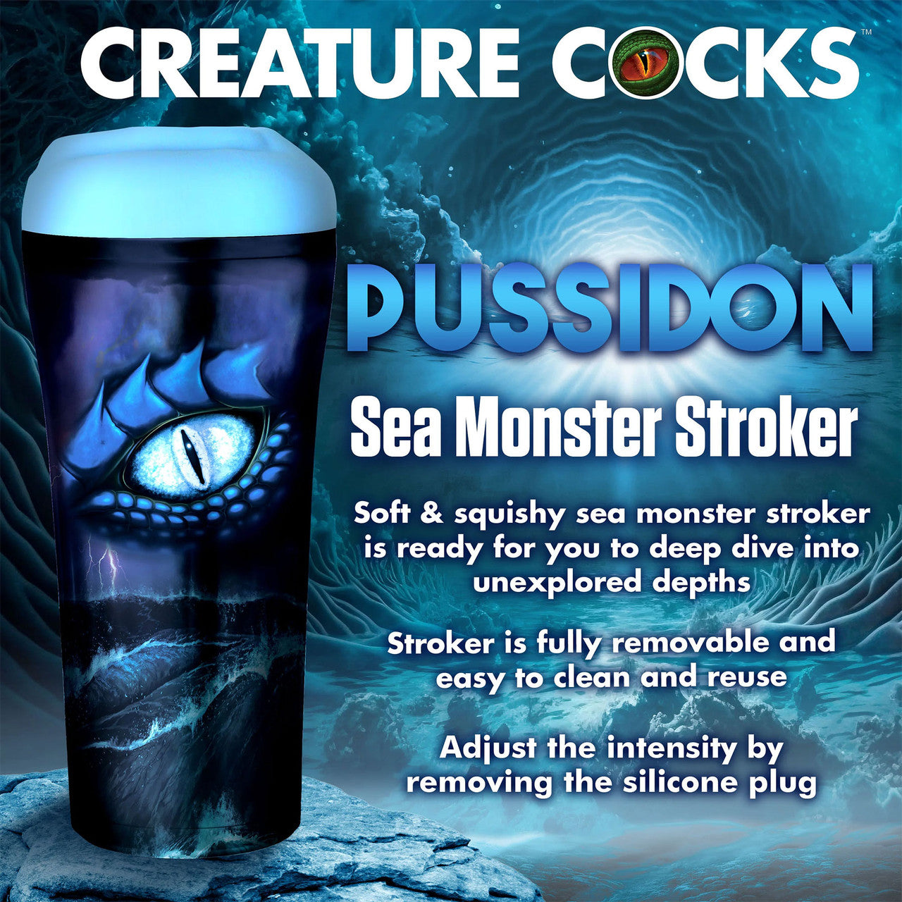 Creature Cocks Pussidon Sea Monster Stroker Fantasy Penis Masturbator