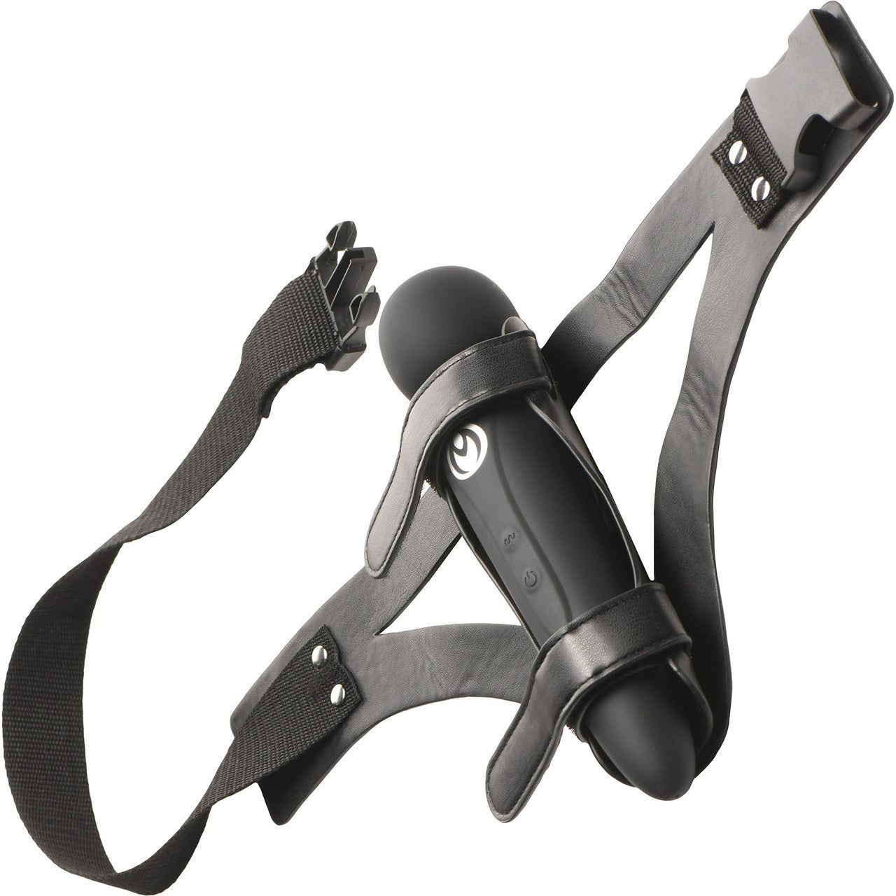 Master Series Thunder Strap Wand Thigh Harness With O-Ring