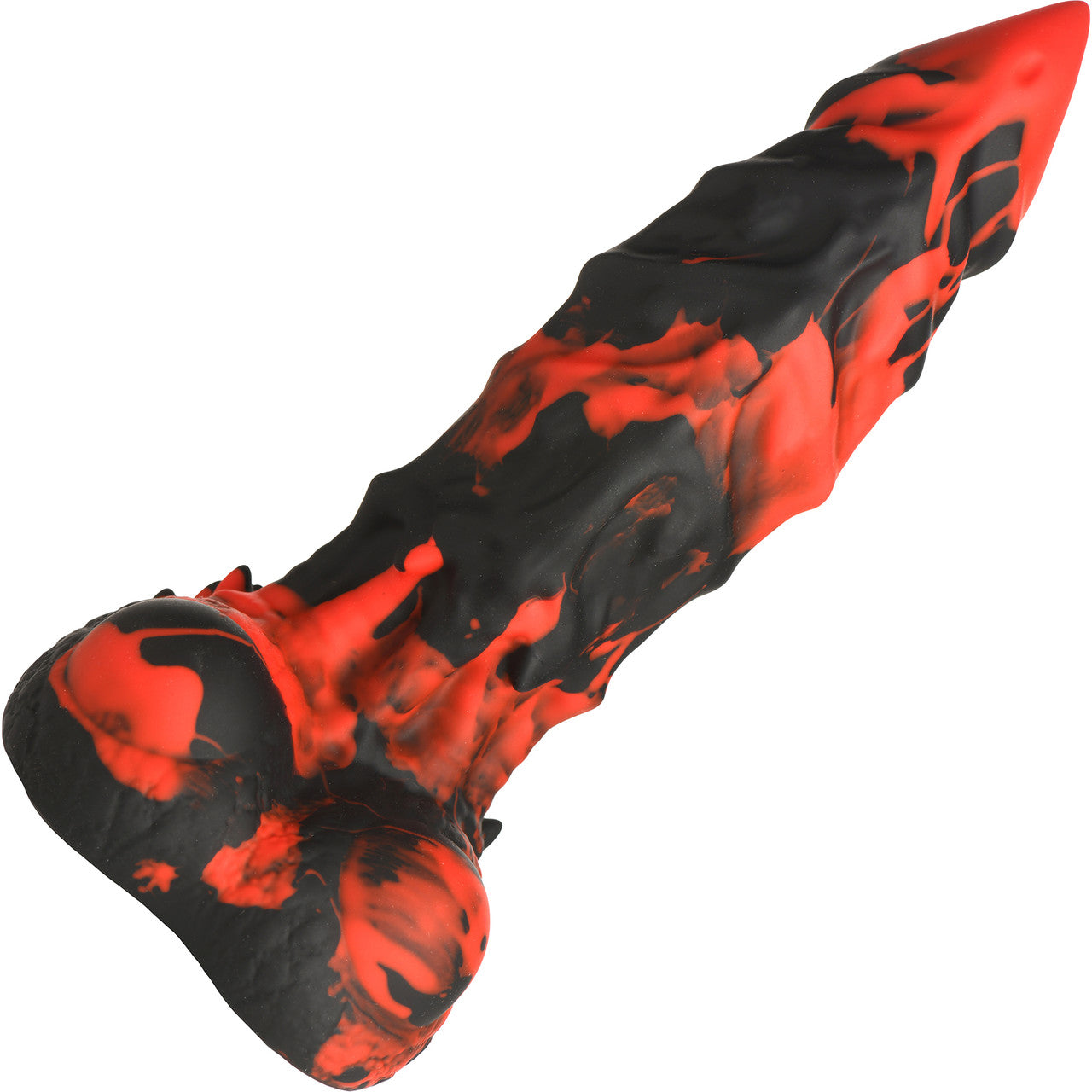 Fire Demon Monster 8.5" Silicone Suction Cup Dildo By Creature Cocks