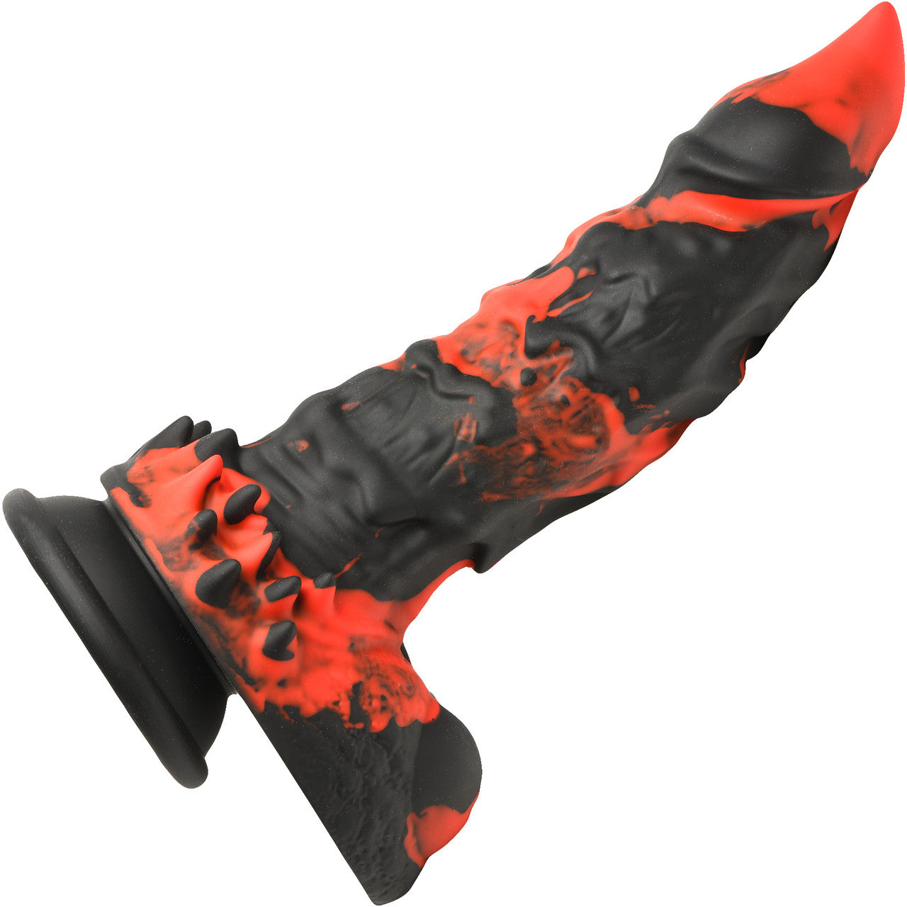 Fire Demon Monster 8.5" Silicone Suction Cup Dildo By Creature Cocks