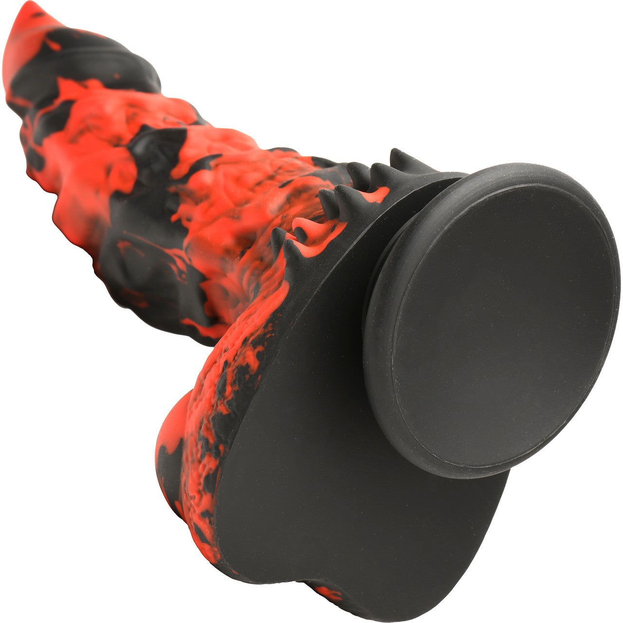 Fire Demon Monster 8.5" Silicone Suction Cup Dildo By Creature Cocks