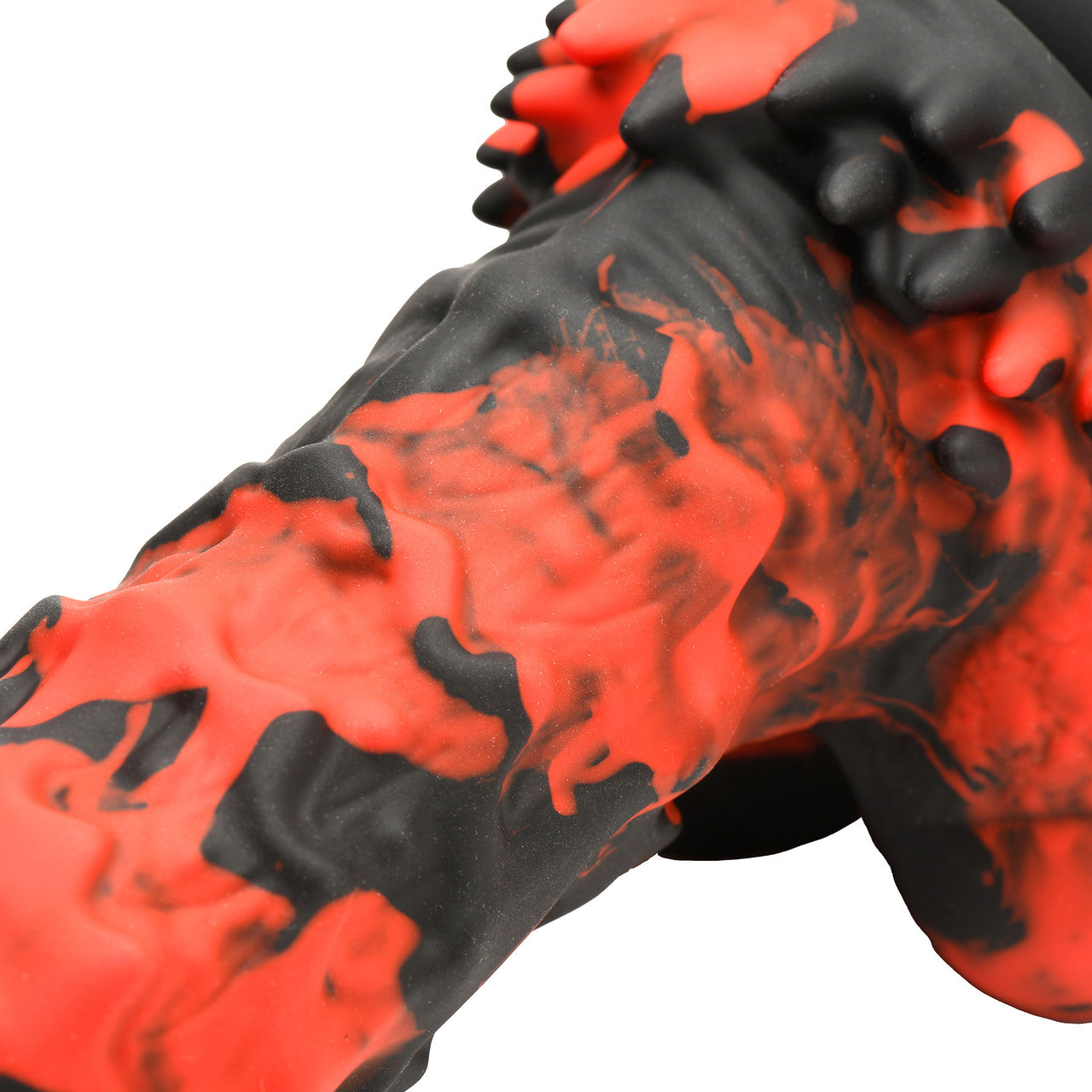 Fire Demon Monster 8.5" Silicone Suction Cup Dildo By Creature Cocks