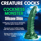 Cockness Monster Lake Creature 8" Silicone Suction Cup Dildo By Creature Cocks