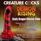 Demon Rising Scaly Dragon 8" Silicone Suction Cup Dildo By Creature Cocks