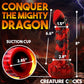 Demon Rising Scaly Dragon 8" Silicone Suction Cup Dildo By Creature Cocks