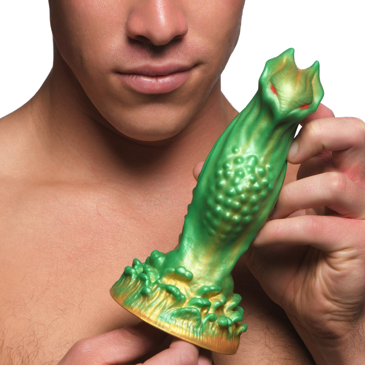 Nebula Alien 7.5" Silicone Suction Cup Dildo By Creature Cocks