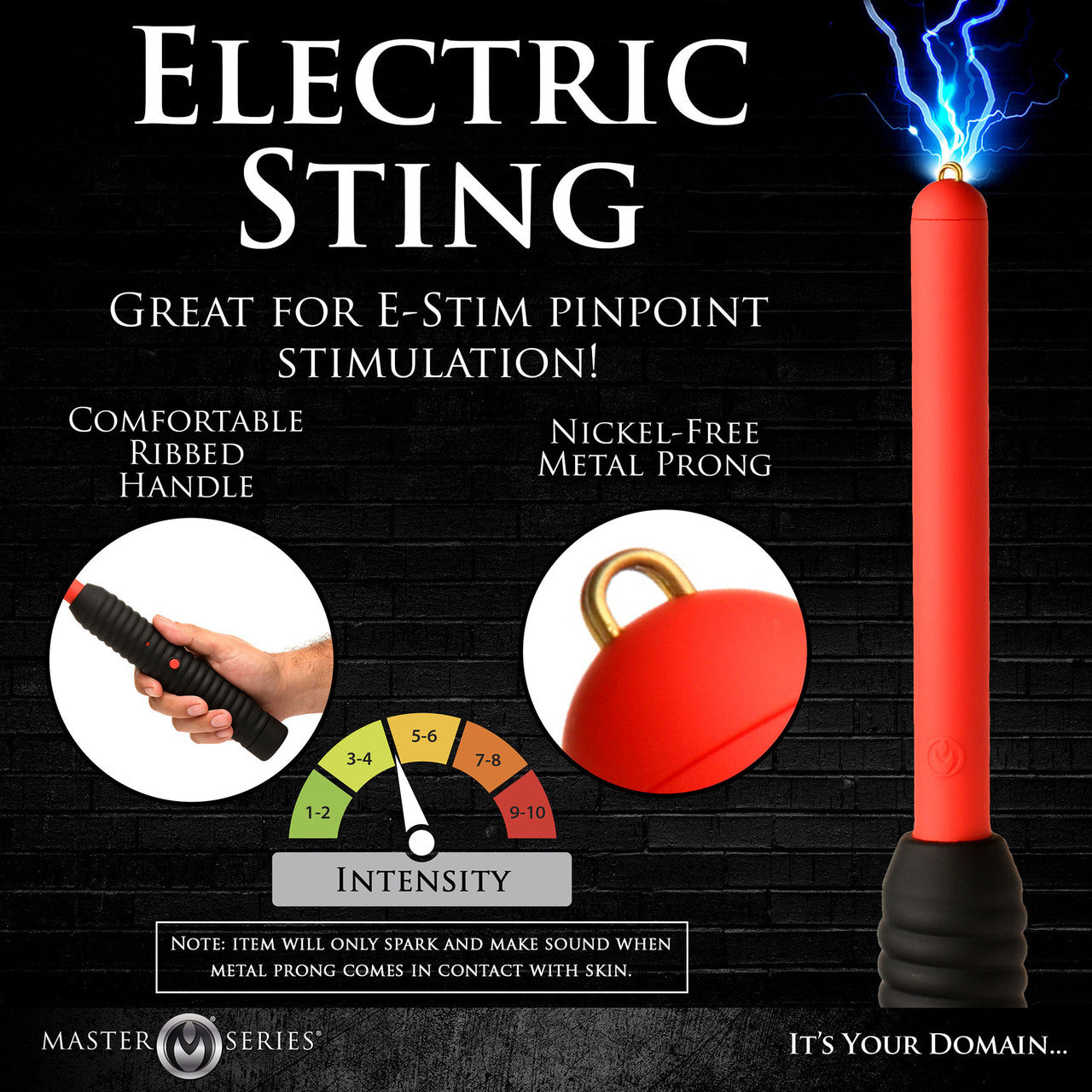 Master Series Spark Rod E-Stim Zapping Wand