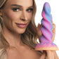 Moon Rider Glow In The Dark Unicorn 8" Silicone Suction Cup Dildo By Creature Cocks