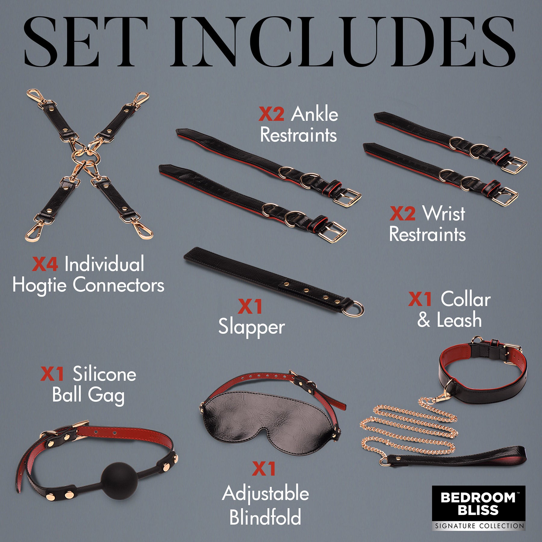 Bedroom Bliss Lover's Deluxe Bondage Set