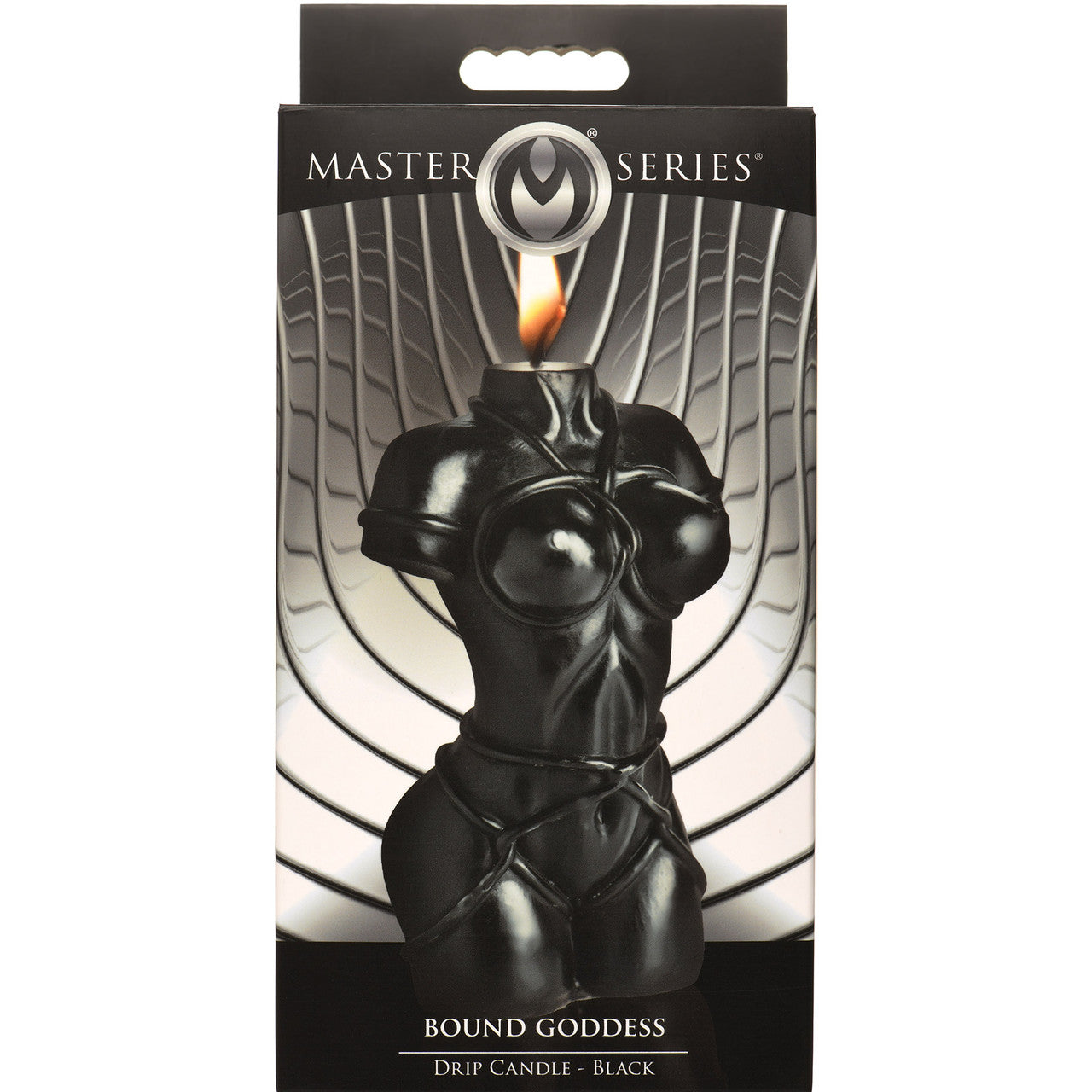 Master Series Bound Goddess Drip Candle - Black