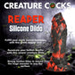 Reaper 9" Silicone Suction Cup Dildo By Creature Cocks