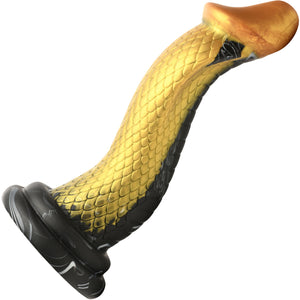 Golden Mamba 8" Silicone Suction Cup Dildo By Creature Cocks