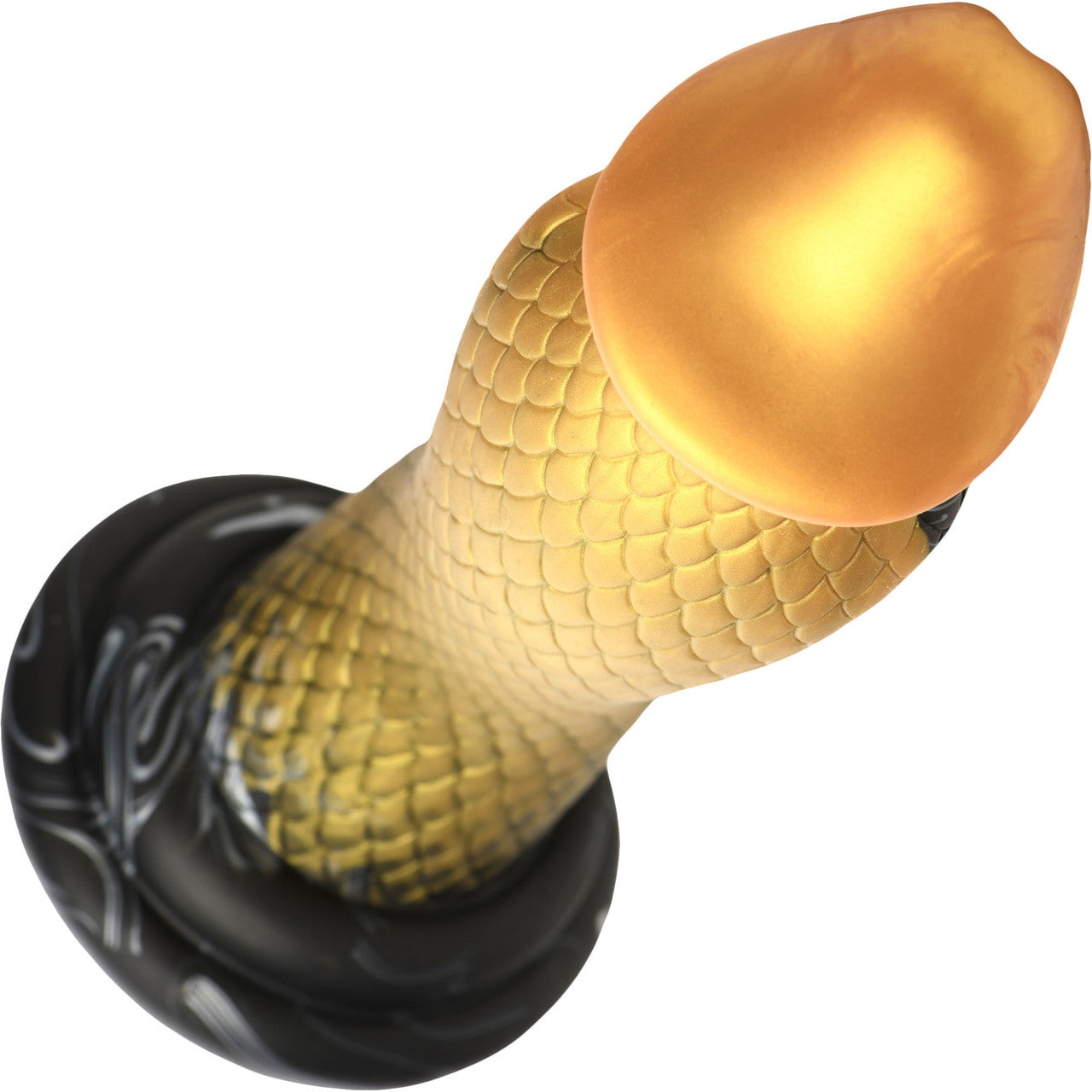 Golden Mamba 8" Silicone Suction Cup Dildo By Creature Cocks Golden Mamba 8" Silicone Suction Cup Dildo By Creature Cocks