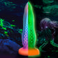 Tenta-Cock Glow In The Dark 9.5" Silicone Suction Cup Dildo By Creature Cocks