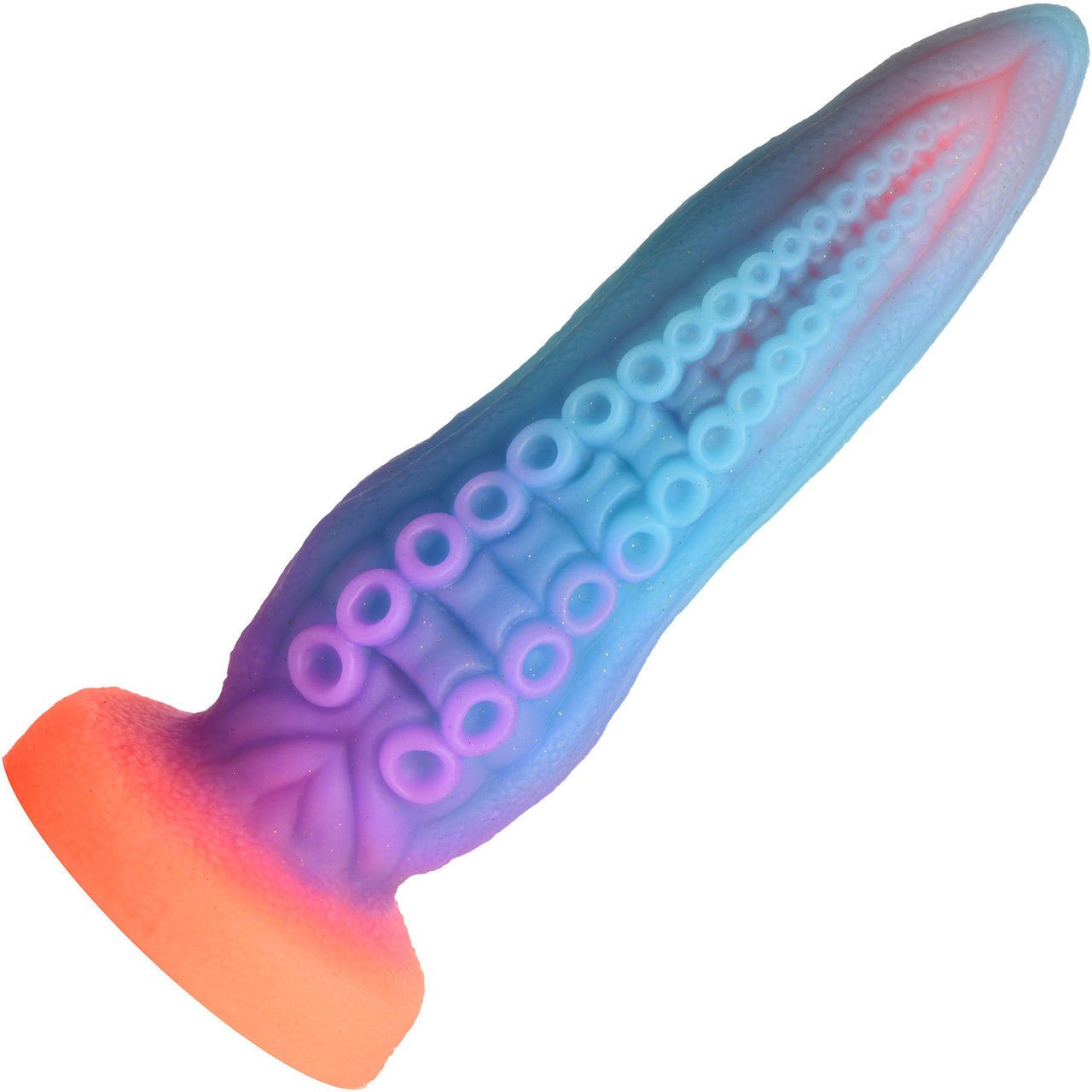 Tenta-Cock Glow In The Dark 9.5" Silicone Suction Cup Dildo By Creature Cocks